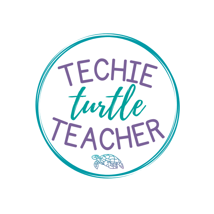 techie turtle teacher logo