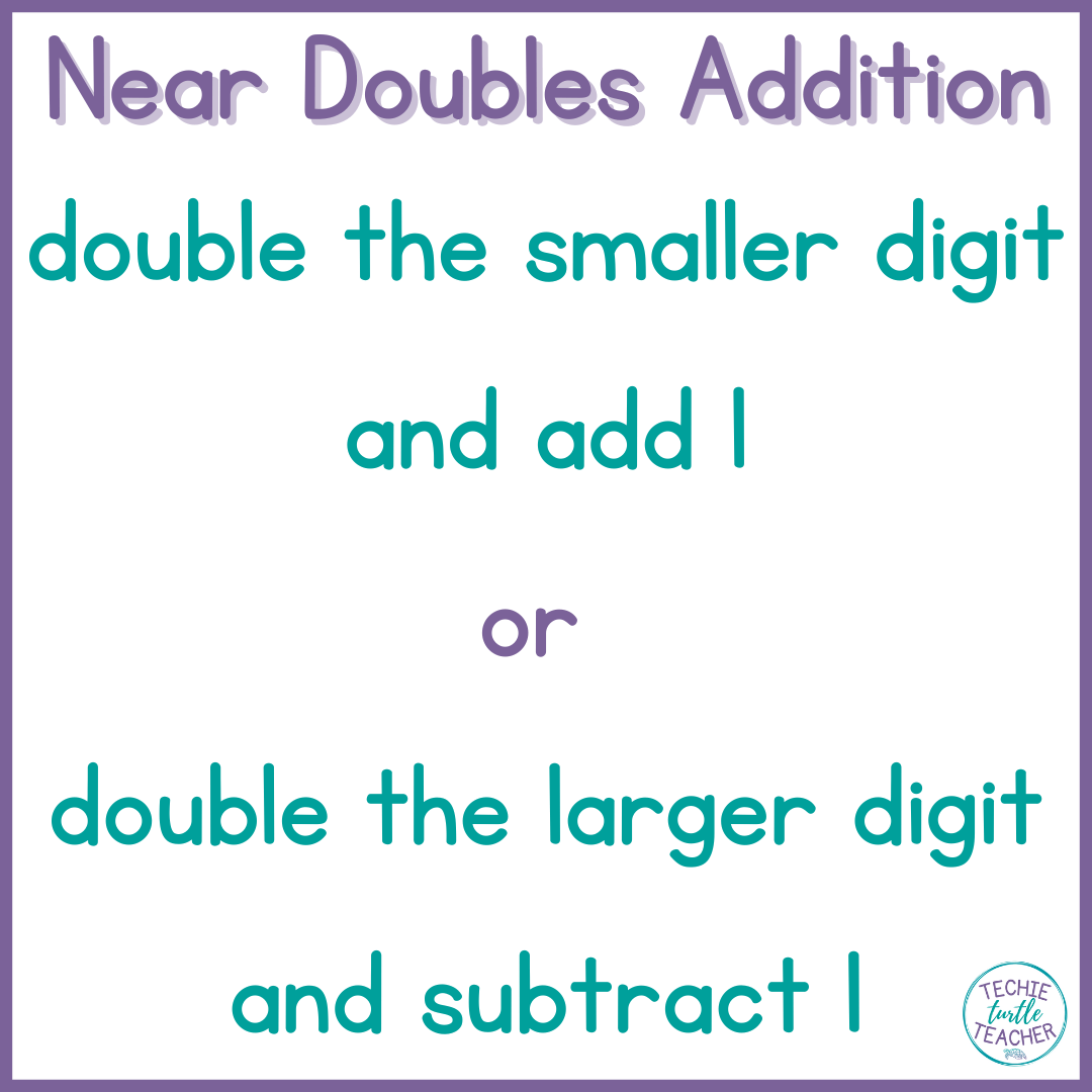 Near Doubles Addition Strategy