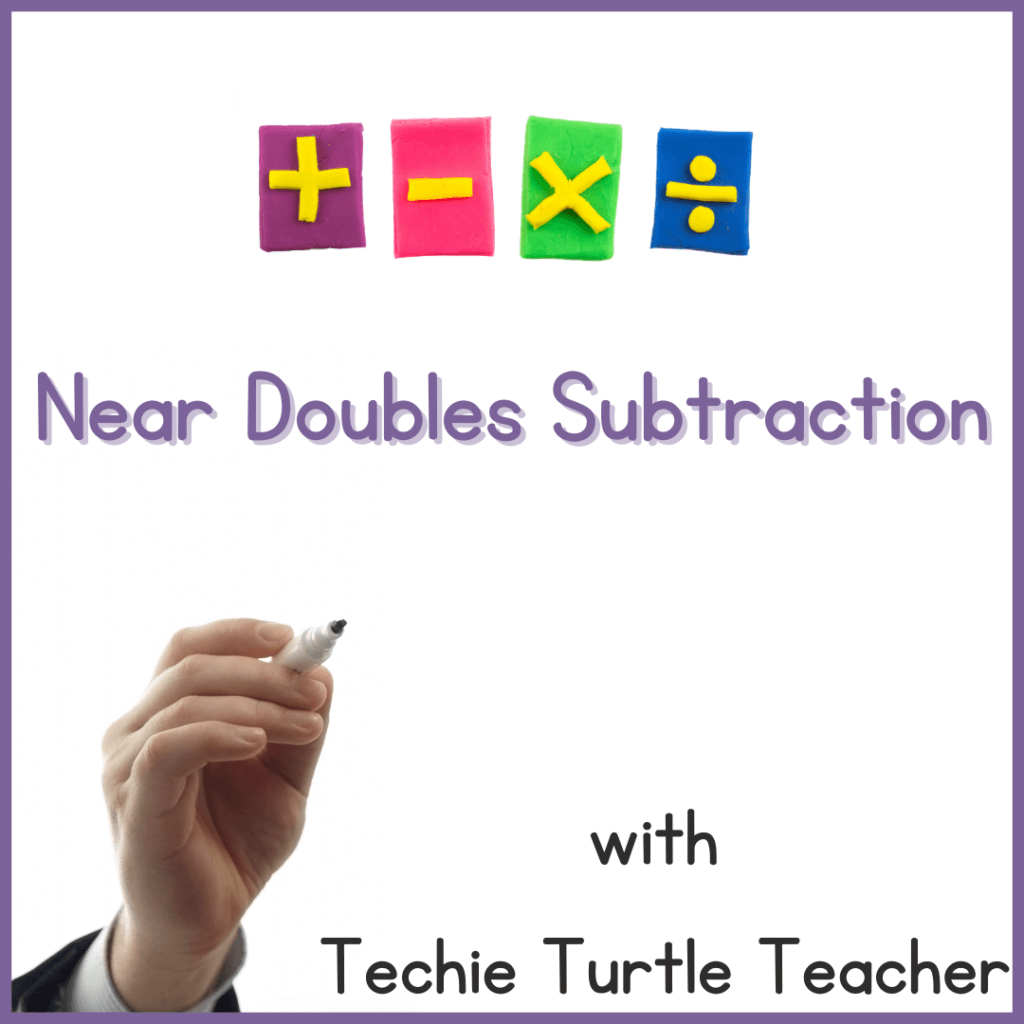 building math fact fluency - near doubles subtraction