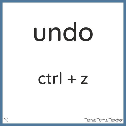 pc - undo