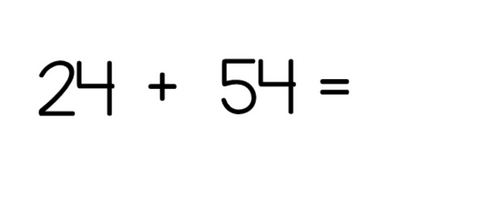 24 + 54 =