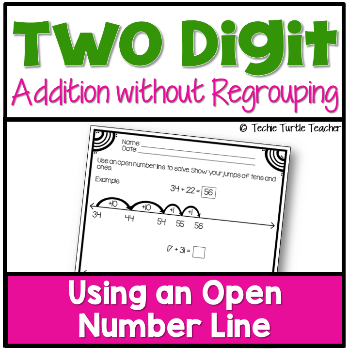 2-Digit Addition Without Regrouping Using an Open Number Line