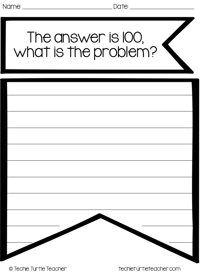 Answer is 100, what is the problem?