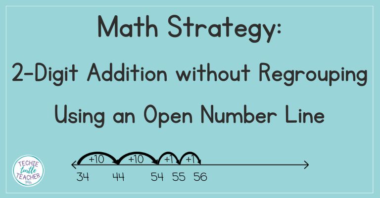 Addition Open Number Line