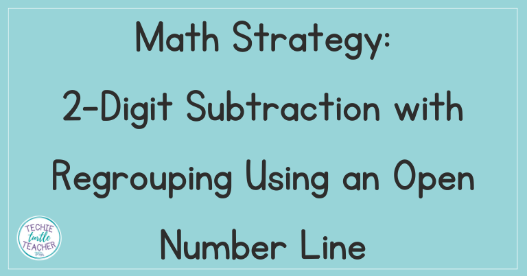 Subtraction with regrouping number line