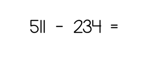 3 digit break apart subtraction with regrouping