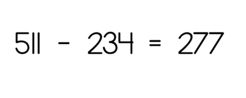 3 digit break apart subtraction with regrouping