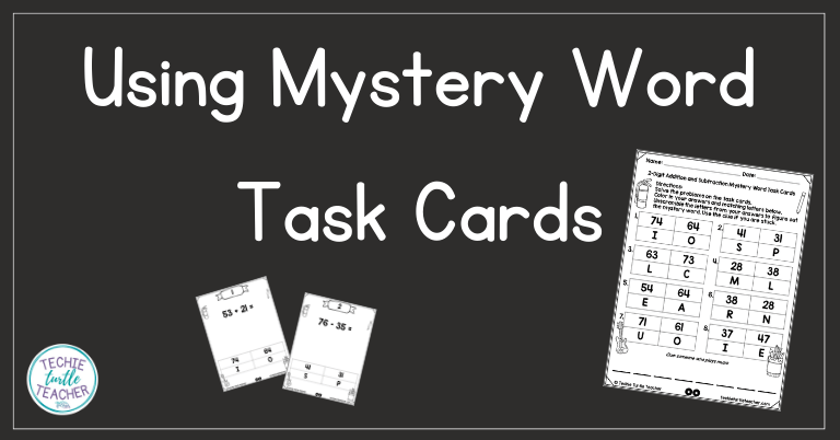 Mystery Word Task Cards