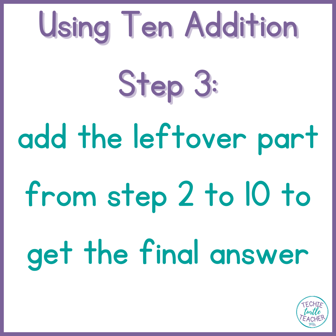 using ten addition