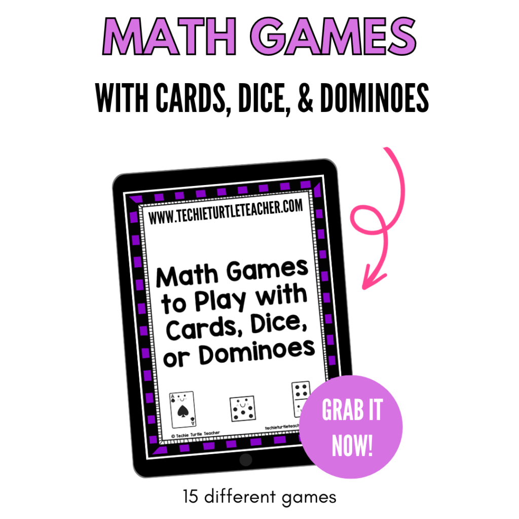 Math Games with Cards, Dice, and Dominoes