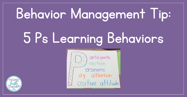 motivating students: behavior management strategy 5 Ps