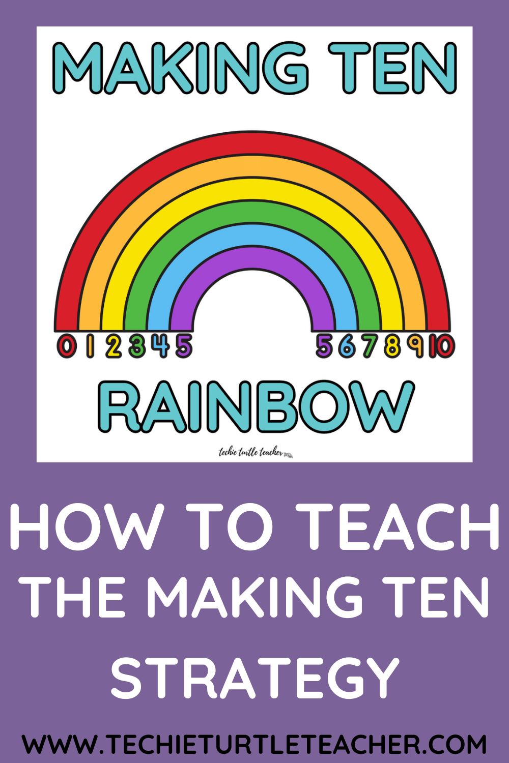 how to teach the making ten strategy pinterest pin
