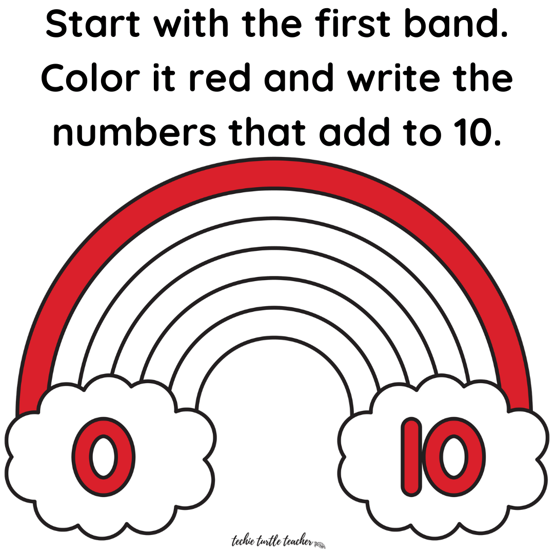 making ten strategy rainbow outer band red