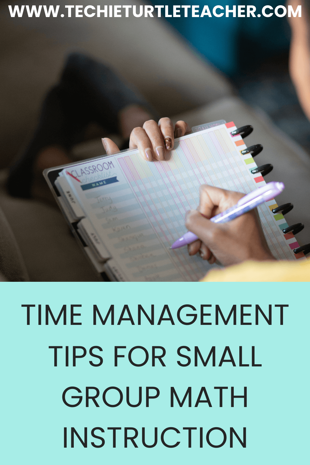 small group time management strategies pinterest pin