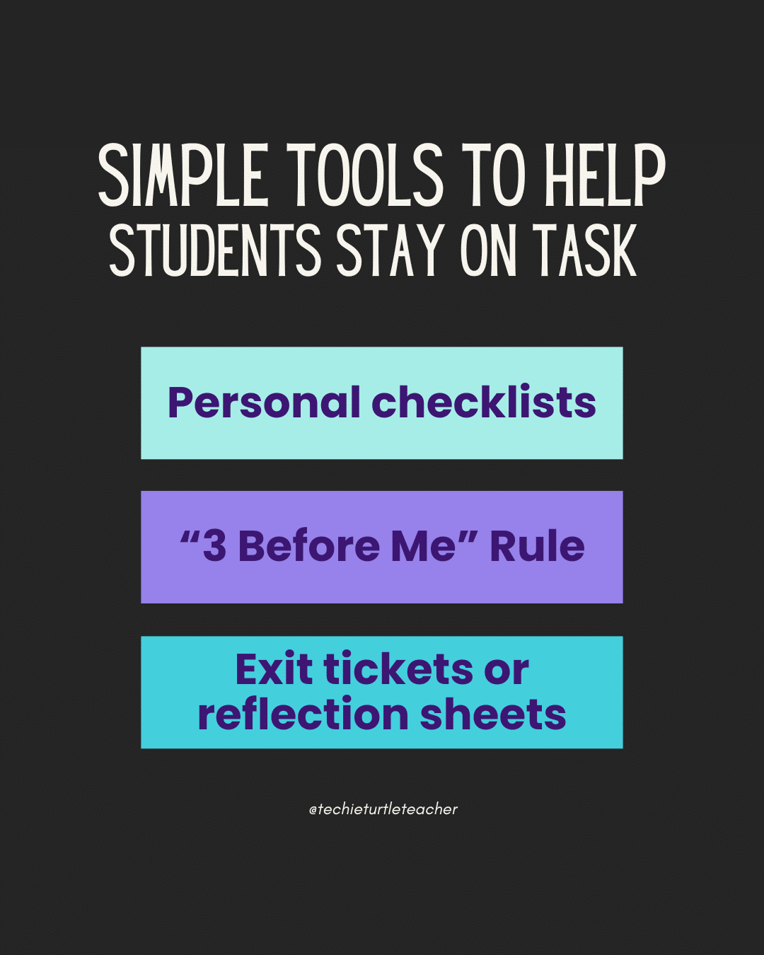 Simple Tools to Help Students Stay on Task