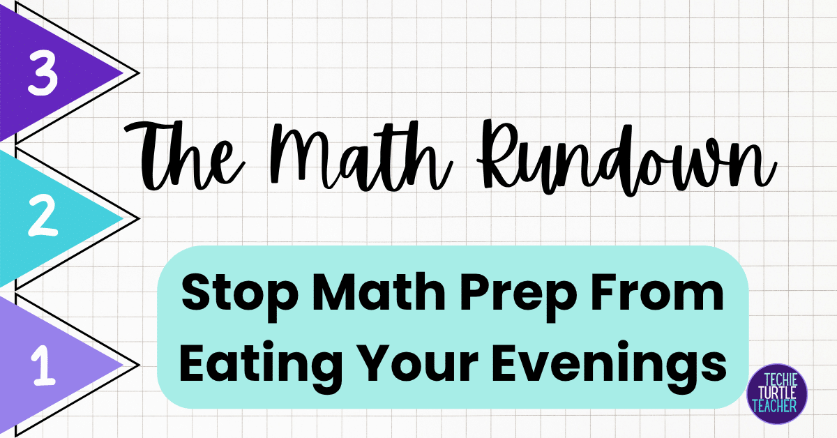 the math rundown featured image simplify math prep