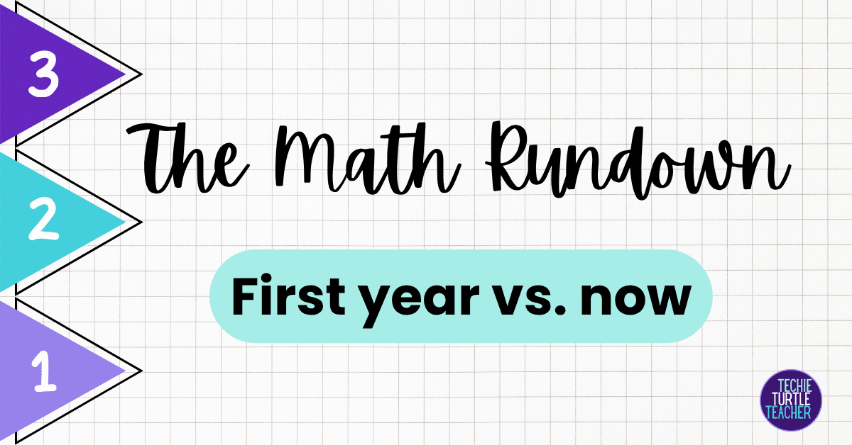 the math rundown featured image things i wish i knew my first year teaching