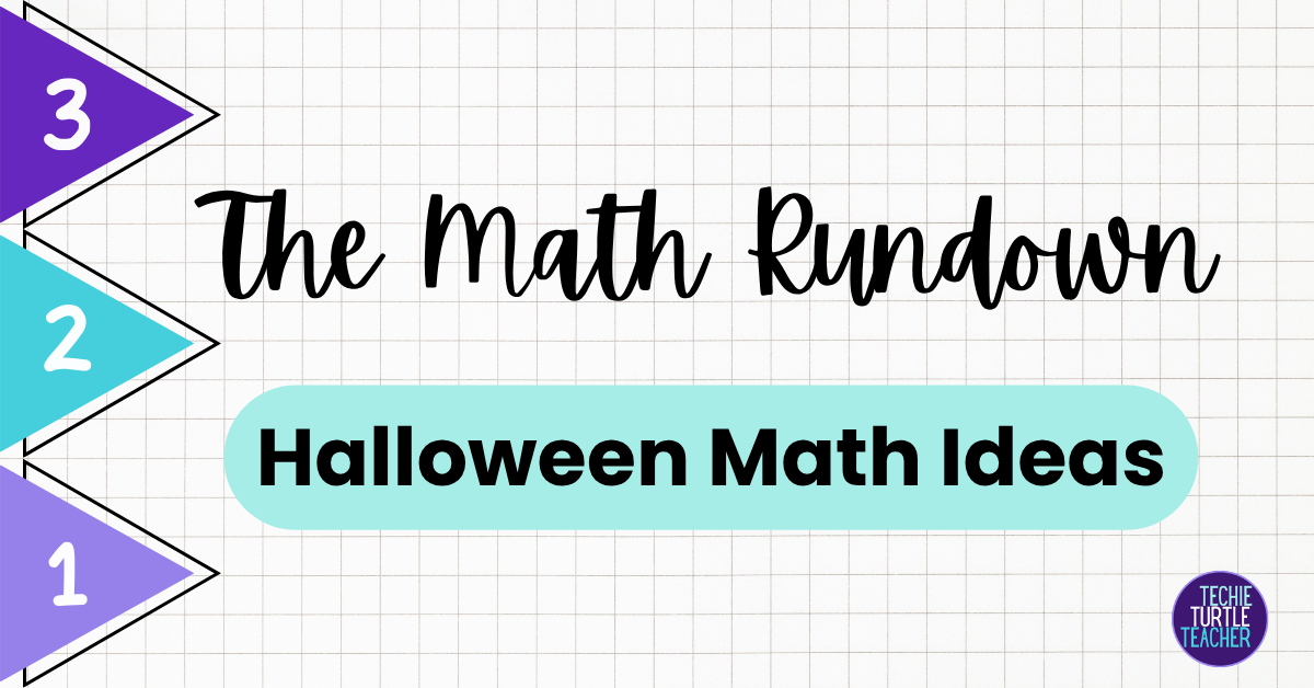 the math rundown: Halloween math ideas